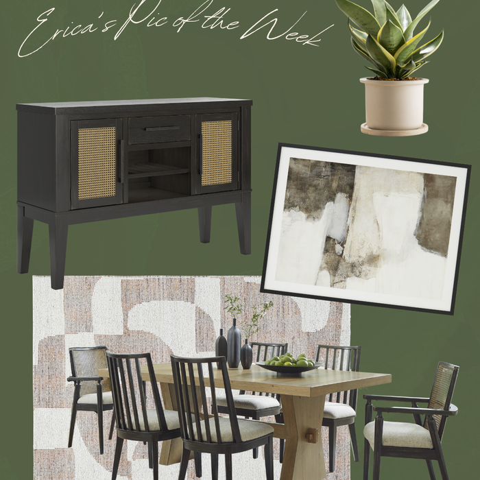 Erica’s Pick of the Week: Modern Warmth Meets Textural Charm