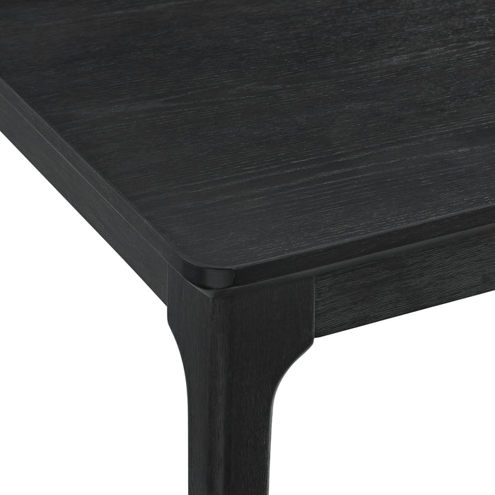 Garcia 5PC Dining Set with Table and 4 Chairs in Black