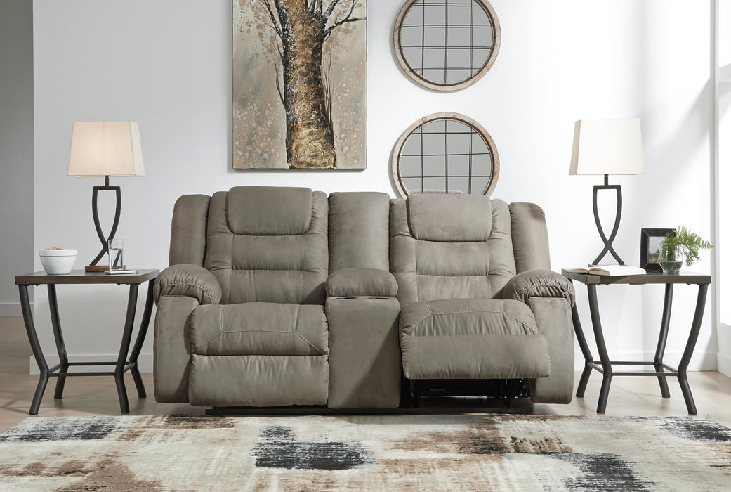 McCade Reclining Loveseat with Console