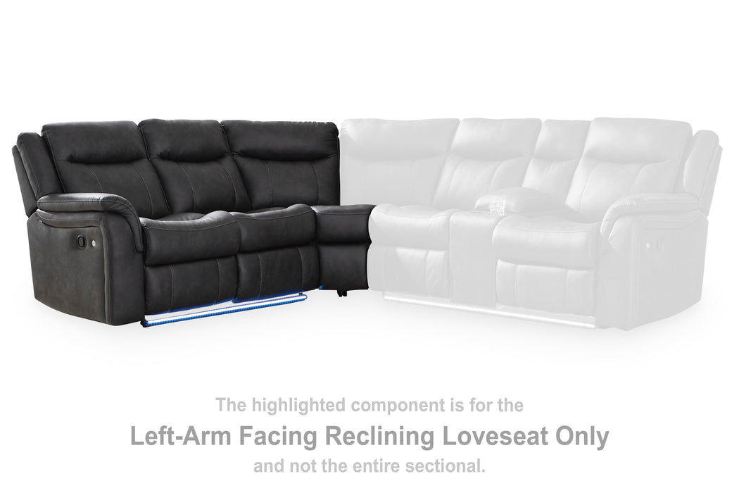 Sultan Meadow Reclining Sectional - Venta Furnishings (San Antonio,TX)
