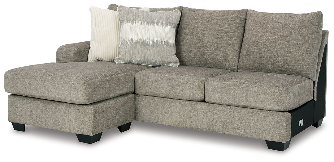 Creswell 2-Piece Sectional with Chaise - Venta Furnishings (San Antonio,TX)