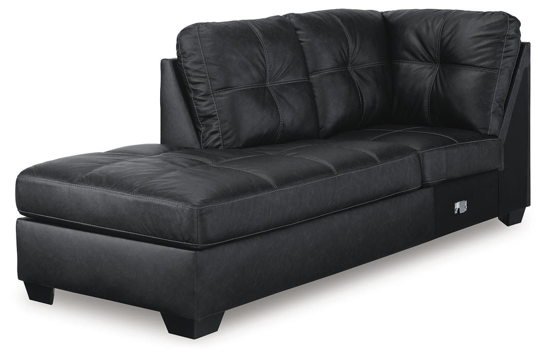 Barlin Mills Sectional with Chaise - Venta Furnishings (San Antonio,TX)
