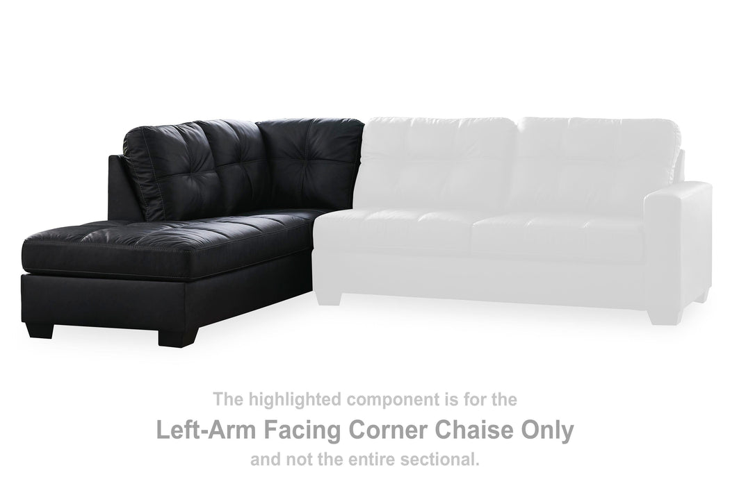 Barlin Mills Sectional with Chaise - Venta Furnishings (San Antonio,TX)