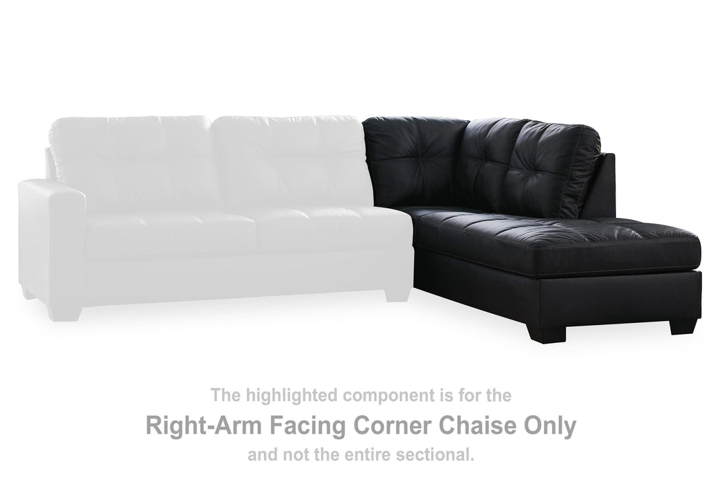 Barlin Mills Sectional with Chaise - Venta Furnishings (San Antonio,TX)