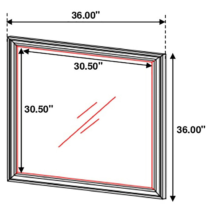 Sandy Beach 4 Pc Bedroom Set - Venta Furnishings (San Antonio,TX)
