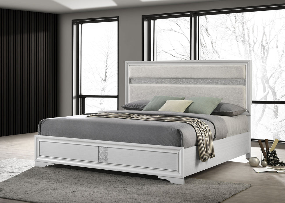 Miranda Eastern King Bed - Venta Furnishings (San Antonio,TX)