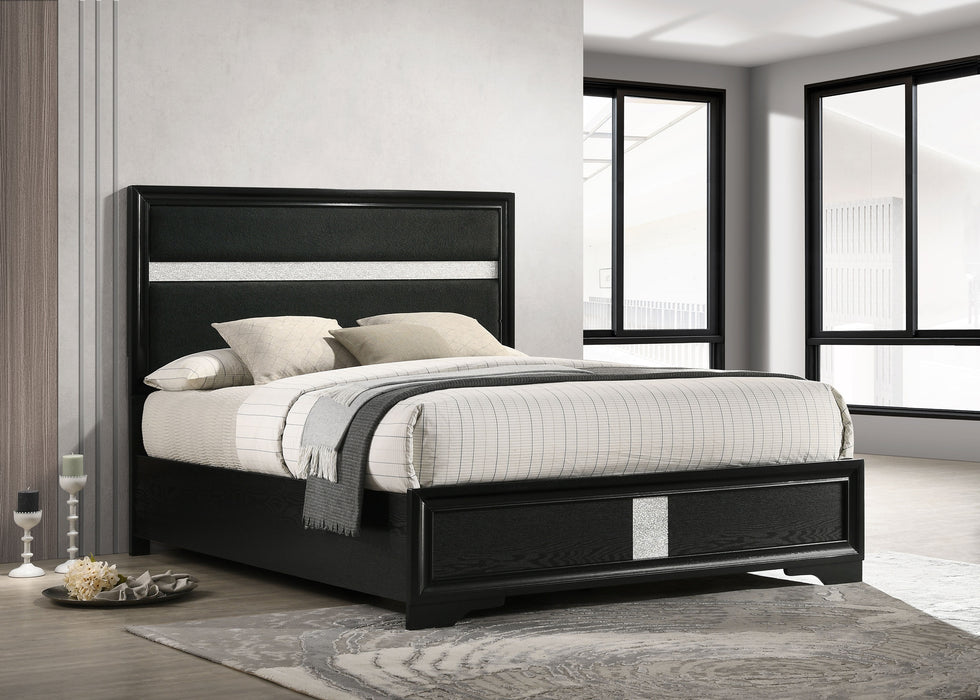 Miranda Eastern King Bed - Venta Furnishings (San Antonio,TX)