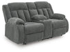 Observation Power Reclining Loveseat with Console - Venta Furnishings (San Antonio,TX)