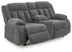 Observation Power Reclining Loveseat with Console - Venta Furnishings (San Antonio,TX)