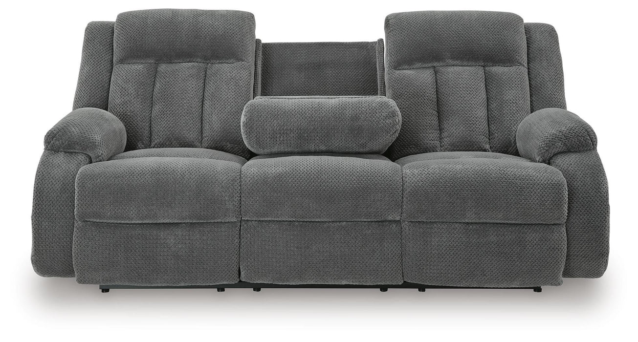 Observation Power Reclining Sofa with Drop Down Table - Venta Furnishings (San Antonio,TX)