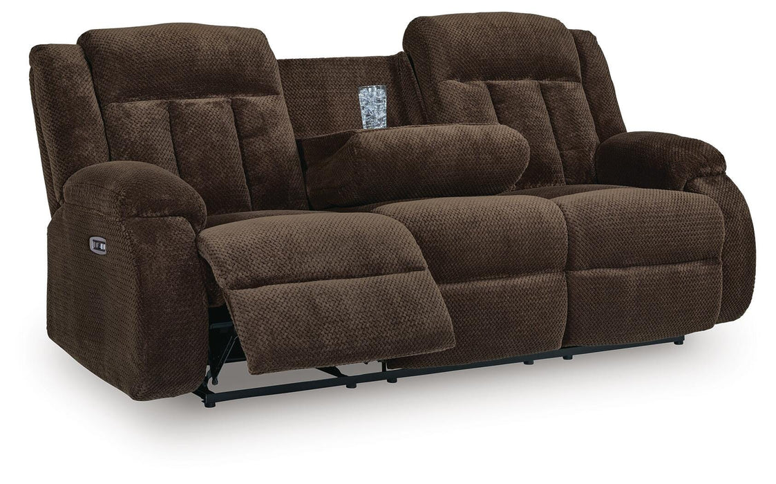Observation Power Reclining Sofa with Drop Down Table - Venta Furnishings (San Antonio,TX)