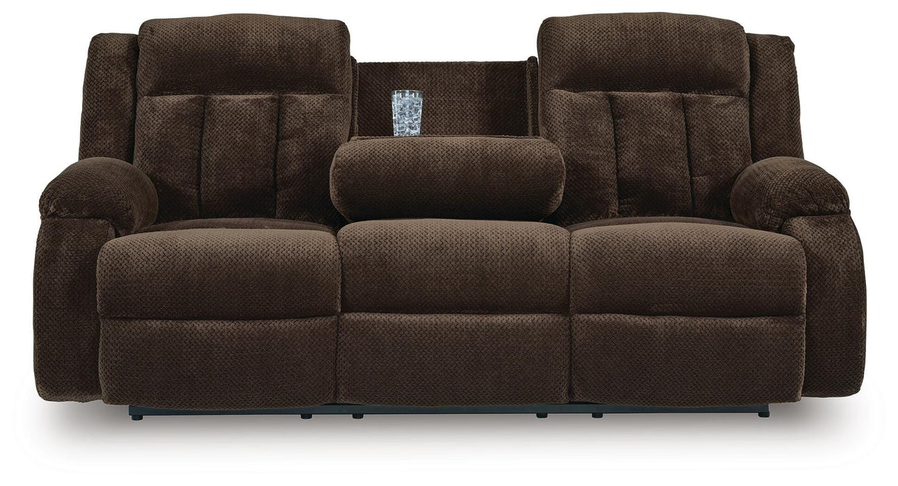 Observation Power Reclining Sofa with Drop Down Table - Venta Furnishings (San Antonio,TX)