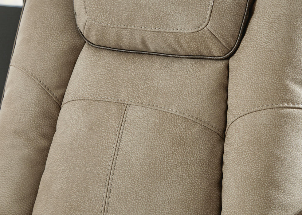 Next-Gen DuraPella Power Reclining Loveseat with Console - Venta Furnishings (San Antonio,TX)