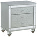 Gunnison 2-drawer Nightstand Silver Metallic image