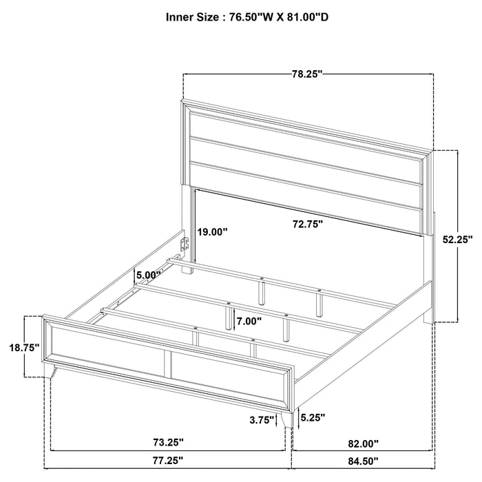 Welsley 4 Pc Bedroom Set - Venta Furnishings (San Antonio,TX)