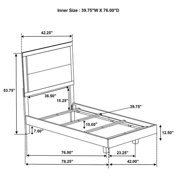 Trenton Panel Bed