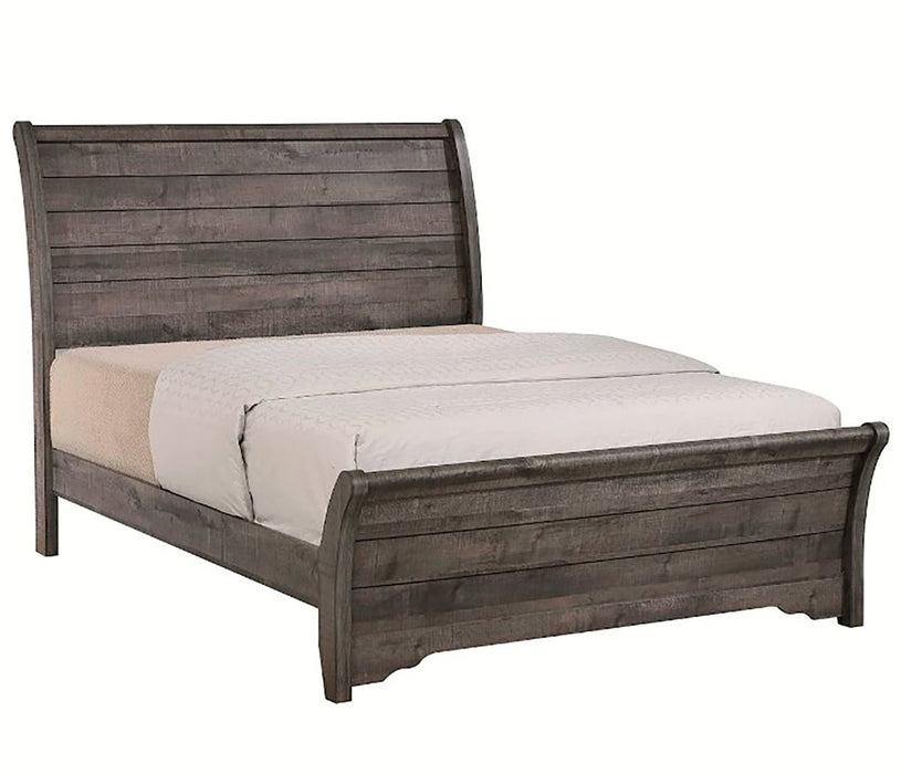 Crown Mark Furniture Coralee Queen Sleigh Bed in Gray B8100-Q image