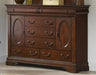 Elements International Chateau Sleigh Bureau in Cherry image