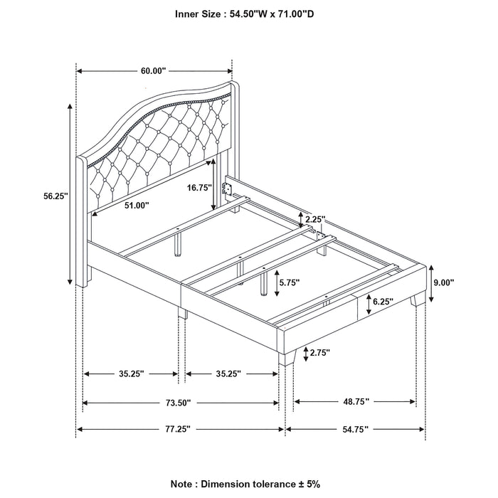 Sonoma Wingback Bed