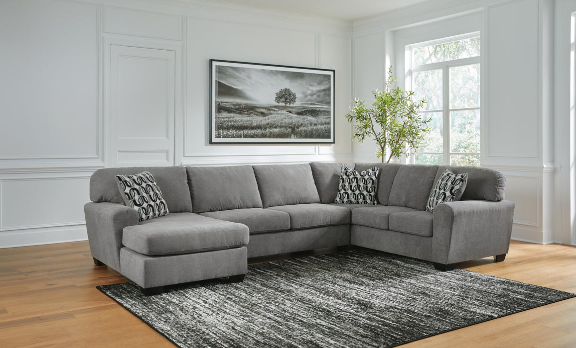 Birkdale Court Sectional with Chaise - Venta Furnishings (San Antonio,TX)
