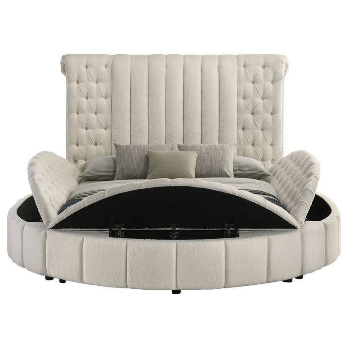 Sonya Panel Floor Storage Bed
