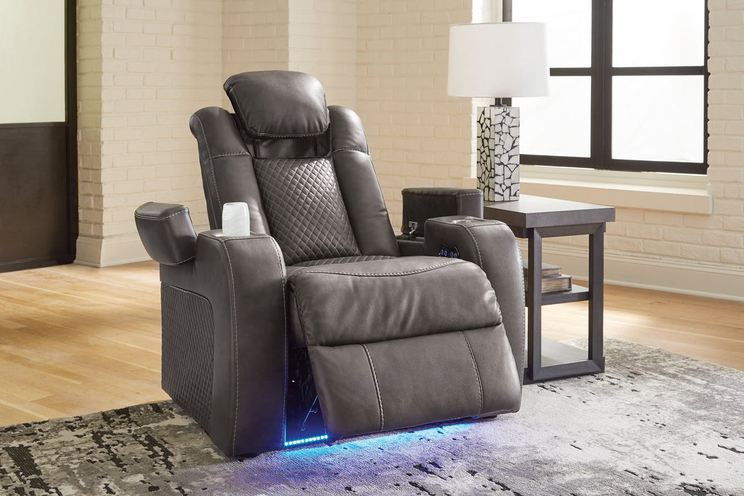 Fyne-Dyme Power Recliner - Venta Furnishings (San Antonio,TX)