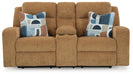 Kanlow Reclining Loveseat with Console - Venta Furnishings (San Antonio,TX)