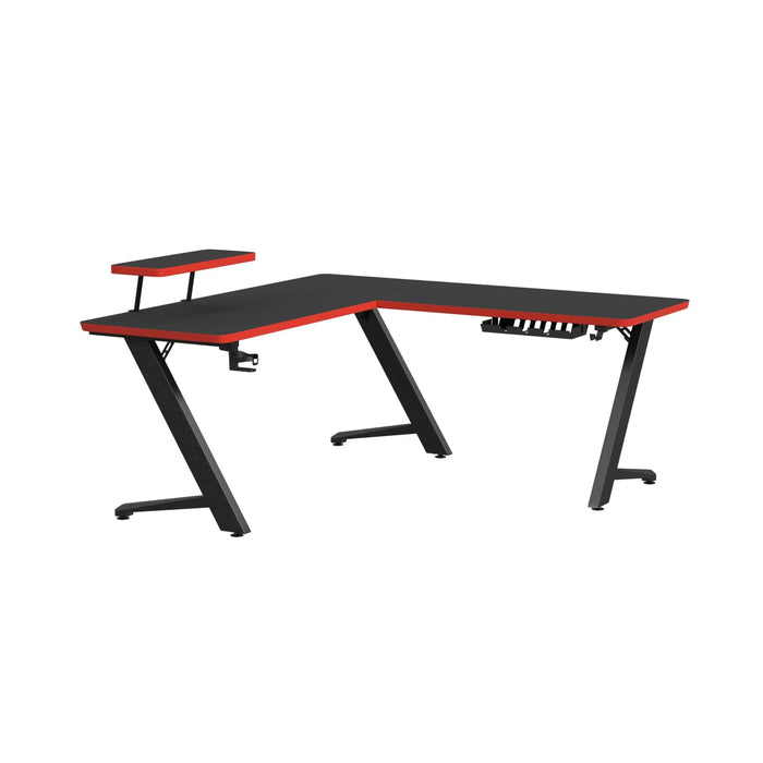 Waterside L shape Desk in Black