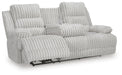 Rhines Falls Power Reclining Sofa with Drop Down Table - Venta Furnishings (San Antonio,TX)