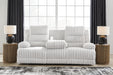 Rhines Falls Power Reclining Sofa with Drop Down Table - Venta Furnishings (San Antonio,TX)