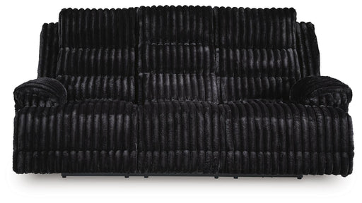 Rhine Falls Power Reclining Sofa with Drop Down Table - Venta Furnishings (San Antonio,TX)