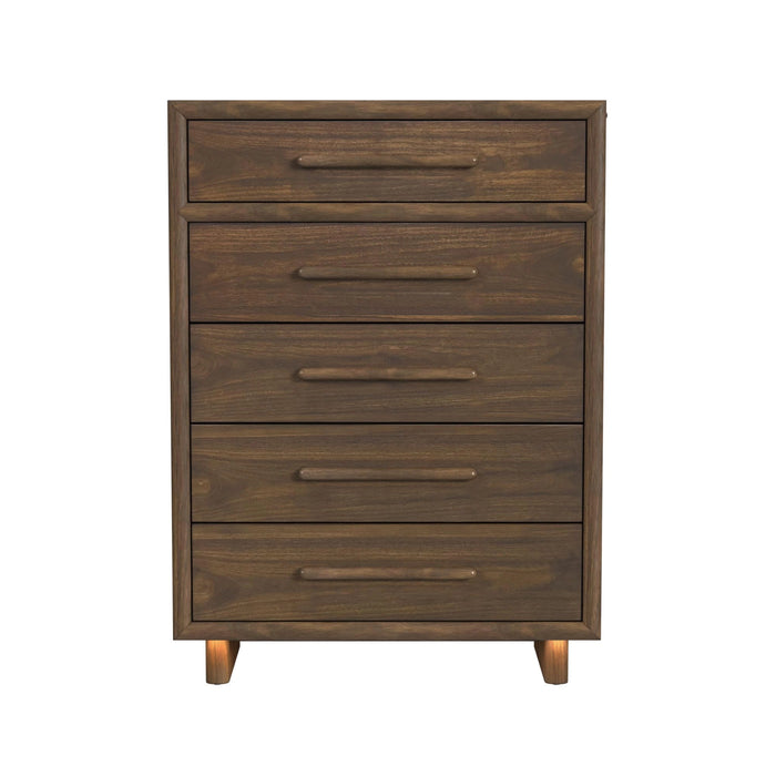 Brisbane Chest with LED in Brown