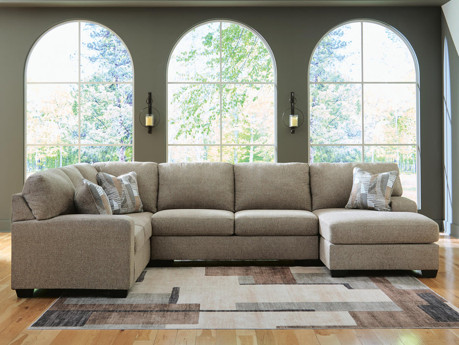 Newellen Sleeper Sectional with Chaise - Venta Furnishings (San Antonio,TX)