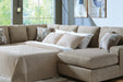 Newellen Sleeper Sectional with Chaise - Venta Furnishings (San Antonio,TX)