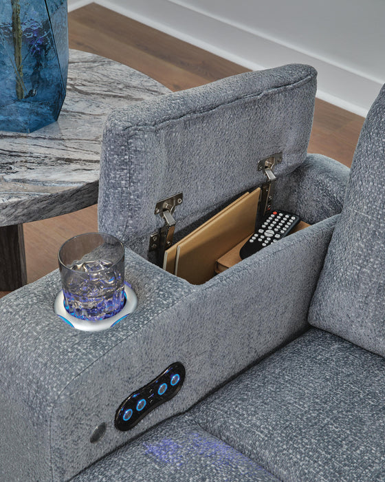 Studio Cave Power Reclining Sofa - Venta Furnishings (San Antonio,TX)