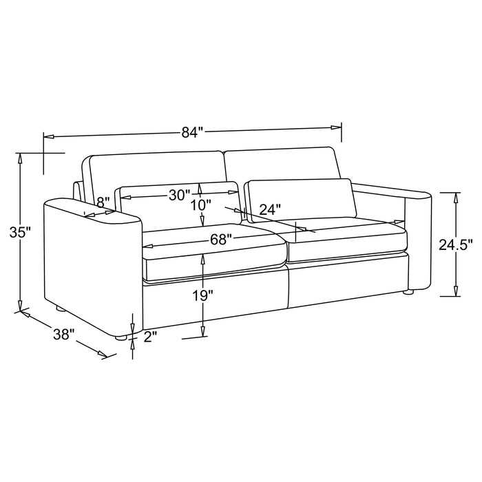 Amador Track Arm Sofa