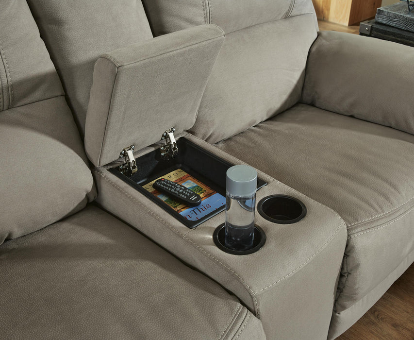 Next-Gen Gaucho Reclining Loveseat with Console - Venta Furnishings (San Antonio,TX)