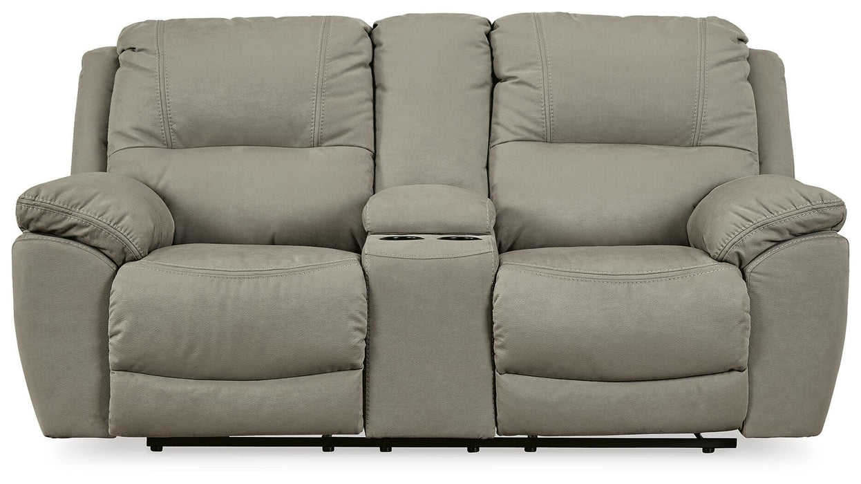 Next-Gen Gaucho Reclining Loveseat with Console - Venta Furnishings (San Antonio,TX)