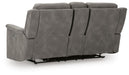 Next-Gen DuraPella Power Reclining Loveseat with Console - Venta Furnishings (San Antonio,TX)
