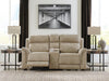 Next-Gen DuraPella Power Reclining Loveseat with Console - Venta Furnishings (San Antonio,TX)