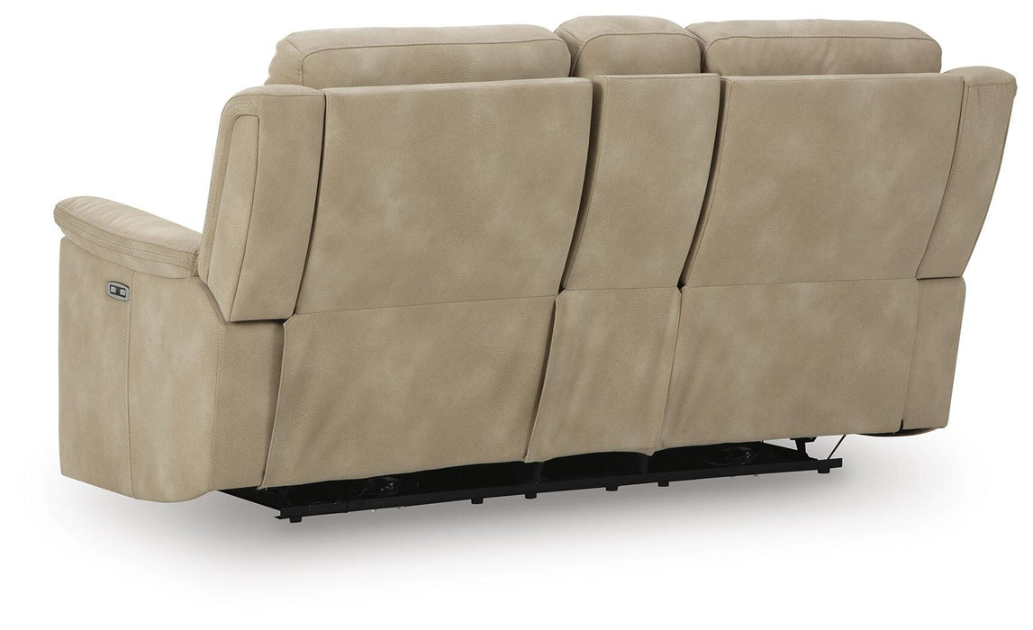 Next-Gen DuraPella Power Reclining Loveseat with Console - Venta Furnishings (San Antonio,TX)