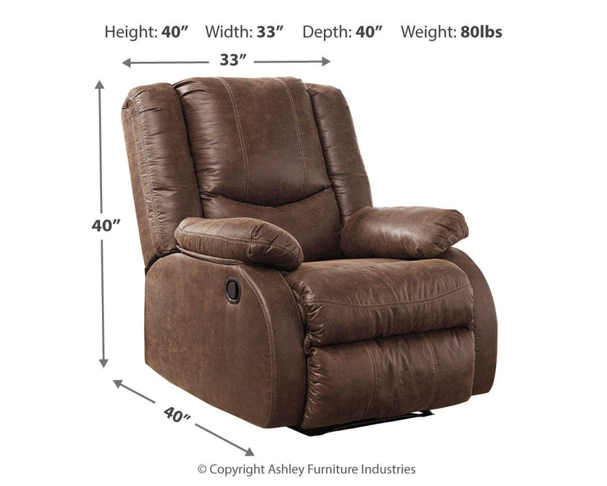 Bladewood Recliner - Venta Furnishings (San Antonio,TX)