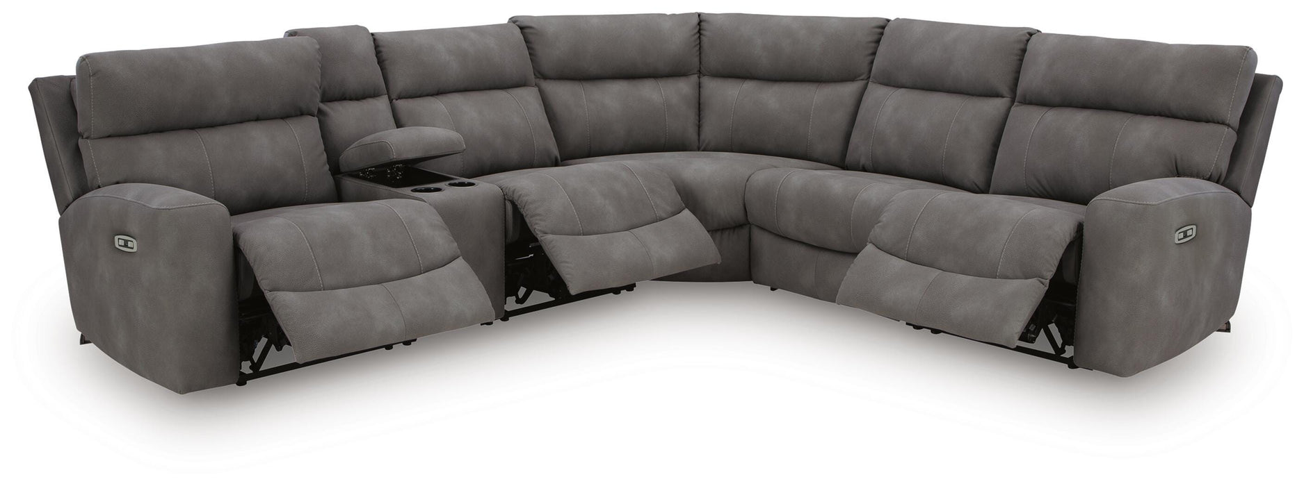 Next-Gen DuraPella Power Reclining Sectional - Venta Furnishings (San Antonio,TX)