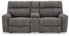 Next-Gen DuraPella Power Reclining Sectional Loveseat with Console - Venta Furnishings (San Antonio,TX)