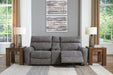 Next-Gen DuraPella Power Reclining Sectional Loveseat with Console - Venta Furnishings (San Antonio,TX)