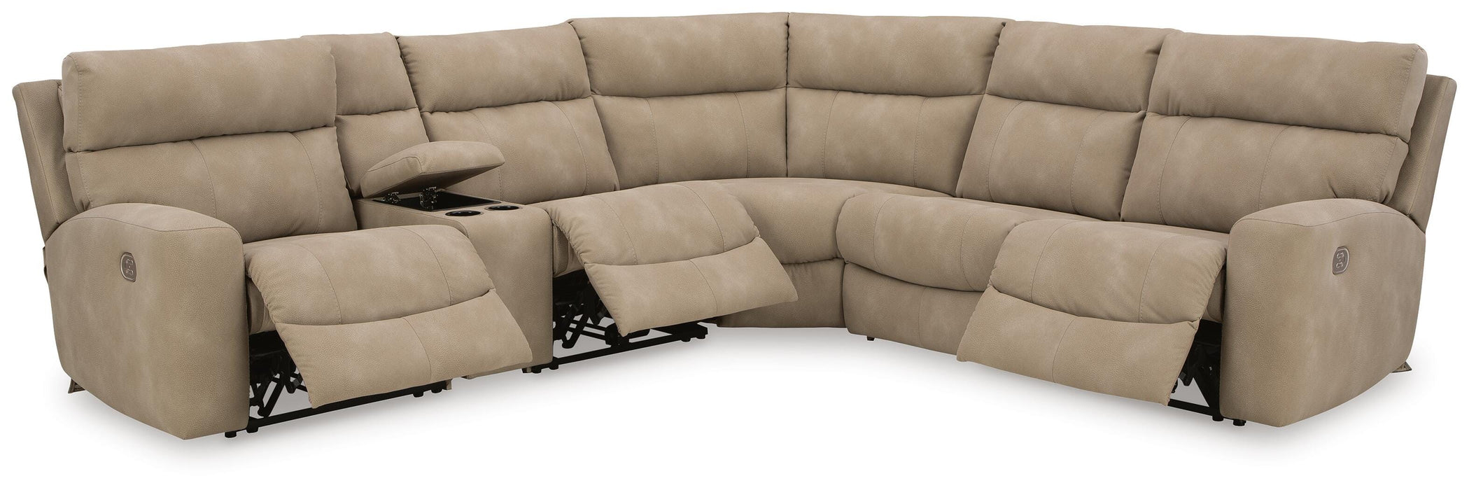 Next-Gen DuraPella Power Reclining Sectional - Venta Furnishings (San Antonio,TX)