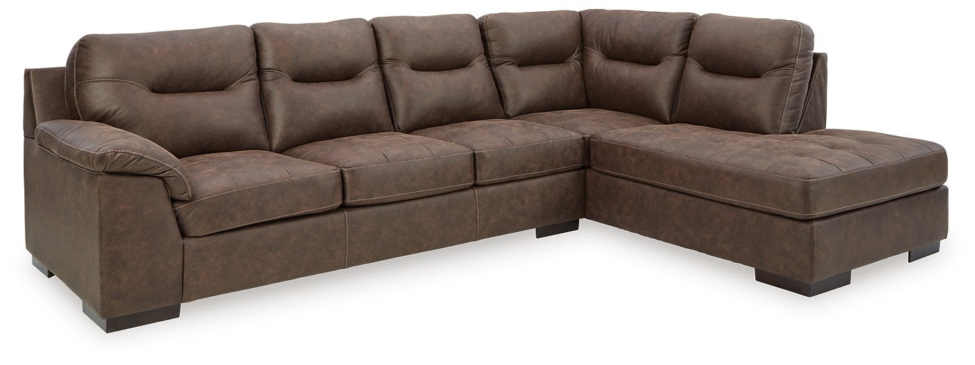 Maderla 2-Piece Sectional with Chaise - Venta Furnishings (San Antonio,TX)