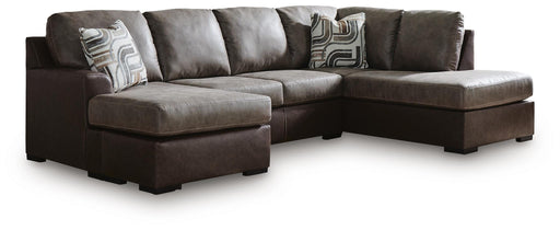 Castille Way Sleeper Sectional with Chaise - Venta Furnishings (San Antonio,TX)