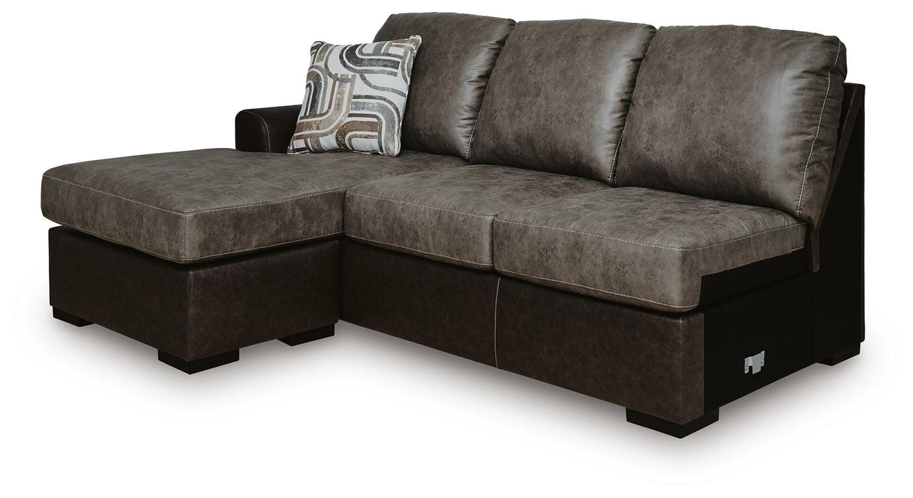 Castille Way Sectional with Chaise - Venta Furnishings (San Antonio,TX)