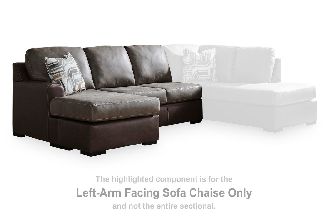 Castille Way Sectional with Chaise - Venta Furnishings (San Antonio,TX)